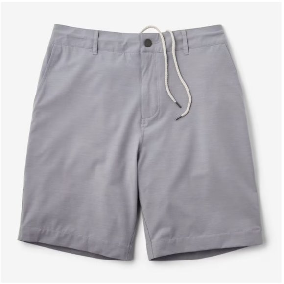 Faherty Belt Loop Grey All Day Shorts Size 40 - Picture 1 of 8